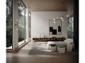 Modernist house Bedroom Drop bulp Chandelier and wall lamp - Cobrea vases - Bloom trays - Temple tables.jpg