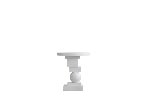241012 - Artist Side Table - Bone White - 1.jpg