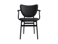 NORR11Elephant Chair w. Armrest Front and Seat UpholsteryDunes Anthrazite - 21003,Oak Black.jpg