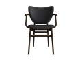 NORR11Elephant Chair w. Armrest Front and Seat UpholsteryDunes Anthrazite - 21003,Oak Dark Smoked.jpg