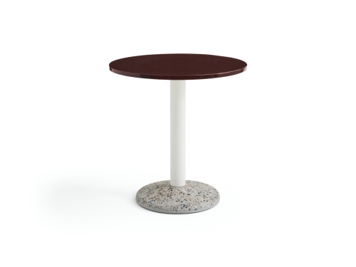 AE006-A386-AG31_Ceramic Table dia70xH74 bordeaux tabletop_cream tube_concrete base.jpg
