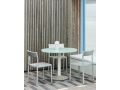 Type Chair silver grey aluminium_Ceramic Table dia90xH74 light mint tabletop cream white tube concrete base_Apollo Portable white.jpg