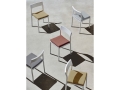 Type Chair silver grey aluminium_Seat Cushion for Type Chair silver_ochre_orange black stripe_grey black stripe 01.jpg