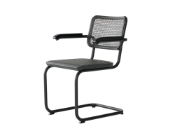Cantilever chair S 64V Dark Melange - krzesło