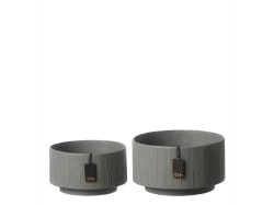 PROMOCJA! S/2 Manhattan Zero Waste bowl - Taupe - zestaw donic