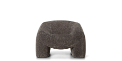 Promocja! Hortensia Armchair - fotel dark grey - dostępny od ręki!