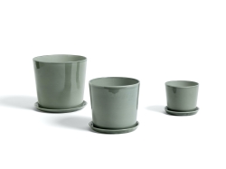 Promocja! Botanical Family - Dusty Green - donice rozmiar XL