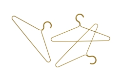 Colour Hanger - Set of 3 - Dijon - komplet wieszaków