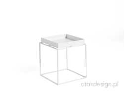 PROMOCJA! Tray Table White 30x30 - stolik kawowy dostępny od ręki!