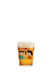 Beer Glas 40 cl w. deco - szklanka do piwa