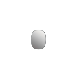 Promocja! Framed Mirror - Small Grey/Clear Glass dostępne od ręki!