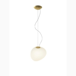 Promocja! Gregg Midi Gold/White - lampa wisząca dostępna od ręki!