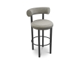 FAT BlFAT Black Steel 75cm Stool - hocker z obiciem materiałowym