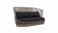 Glow sofa 3-osobowa w kolorze kawy z mlekiem