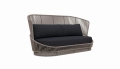 Glow sofa 3-osobowa w kolorze kawy z mlekiem