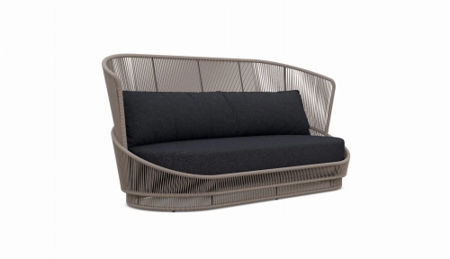 Glow sofa 3-osobowa w kolorze kawy z mlekiem