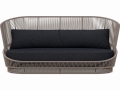 Glow sofa 3-osobowa w kolorze kawy z mlekiem