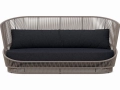 Glow sofa 3-osobowa w kolorze kawy z mlekiem