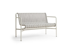 Palissade Cord Dining Bench with armrest - ławka z podłokietnikiem