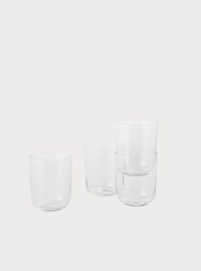 Corky Glasses Tall - clear - zestaw 4 szt. szklanek