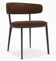 Caratos High Armchair SCA57A  fotel w odcieniach brązu