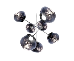 Melt Large Chandelier Smoke - lampa wisząca