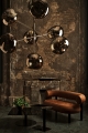 Melt Large Chandelier Smoke - lampa wisząca