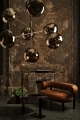 Melt Large Chandelier Smoke - lampa wisząca