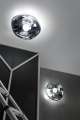 Melt Surface Silver - lampa ścienna/sufitowa