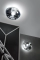 Melt Surface Silver - lampa ścienna/sufitowa