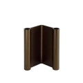 Pair Candleholder - świecznik brown1