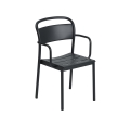 Linear Steel Side Chair - krzesło