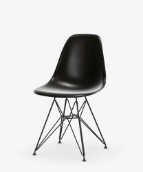 PROMOCJA! EPC DSR (Eames Plastic Chair) Deep Black - krzesło