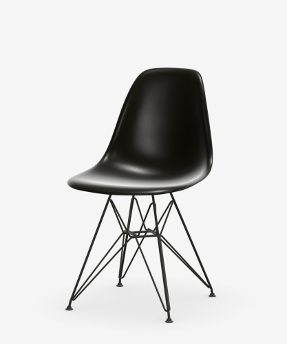 EPC DSR (Eames Plastic Chair) Deep Black - krzesło