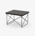 Occasional table dark solid oak black