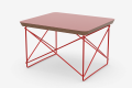 Occasional table dark brick red