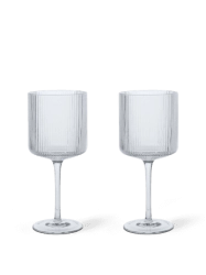 Ripple Red Wine Glasses - Set of 2 - zestaw kieliszków do wina czerwonego
