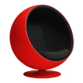 EEAA-BallChair-RedFrame-Black