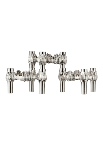 Quist Candle holder Brushed crome - świecznik
