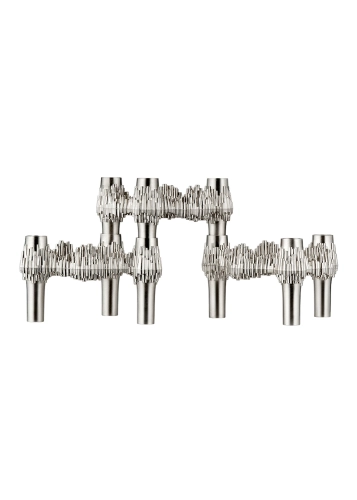 Quist Candle holder Brushed crome - świecznik