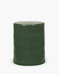Promocja! Side Table Dark Green Pawn - stolik cermiczny