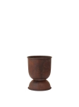Hourglass Pot - Rust - donice