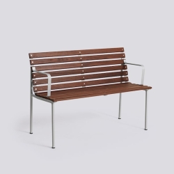 Traverse Dining Bench w. armrest - ławka ogrodowa z podłokietnikami 