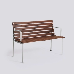 Traverse Dining Bench w. armrest - ławka ogrodowa z podłokietnikami 