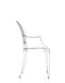 Fotel Kartell Louis Ghost z transparentnego  poliwęglanu 3