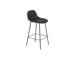 Fiber Stool Tube Base - Backrest - hocker