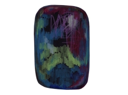Scribble Black/Green/Blue by Front - dywan