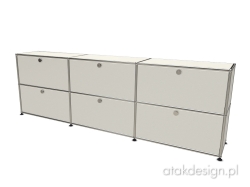 USM Haller 2x3 - szafka