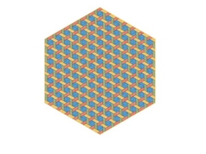 Hexagon Multi by Studio Job - dywan