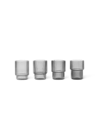 Ripple Small Glasses - szklanki, set 4 szt.